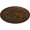 Ekena Millwork Raymond Ceiling Medallion (Fits Canopies up to 5 3/8"), 18"OD x 1 1/4"P, Root Beer Crackle CM18RA2RBC - alternate 2